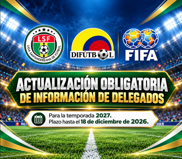 ACTUALIZACIÓN OBLIGATORIA DE INFORMACIÓN DE DELEGADOS